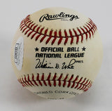 Thomson & Branca Signed Baseball (JSA) Shot Heard Round World / Dodgers Giants