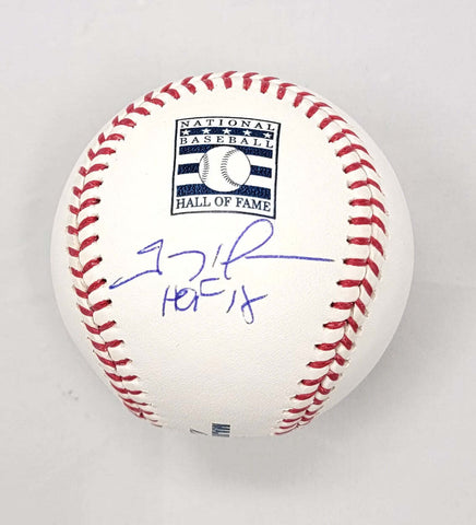 Trevor Hoffman Signed Padres Brewers HOF Baseball W/ HOF 18 Beckett Witnessed