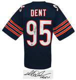 Richard Dent Signed Navy Custom Football Jersey w/HOF'11 - (BECKETT COA)