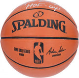 Clyde Drexler Houston Rockets Spalding I/O Basketball w/HOF 04 Insc