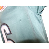 Saquon Barkley Autographed Philadelphia Eagles Nike XL Jersey Damage JSA 56900
