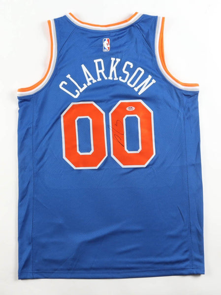Jordan Clarkson Signed New York Knicks Jersey (PSA) 2019 Draft Pick / Mizzou