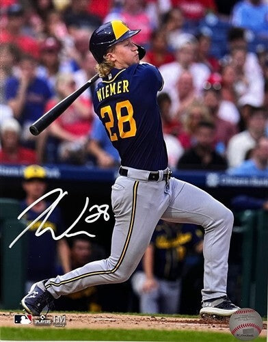 Brewers Outfield Prospect JOEY WIEMER Signed 8x10 Photo #7 AUTO