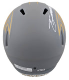 Ravens Zay Flowers Authentic Signed Slate Full Size Speed Rep Helmet BAS Witness