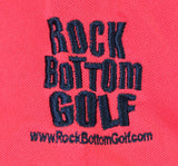 John Daly Authentic Signed Match Worn Red Loudmouth Polo Shirt BAS #BK84731