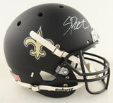 Spencer Rattler Signed Saints Full-Size Helmet (JSA COA) 2024 Draft Pick / Q.B.