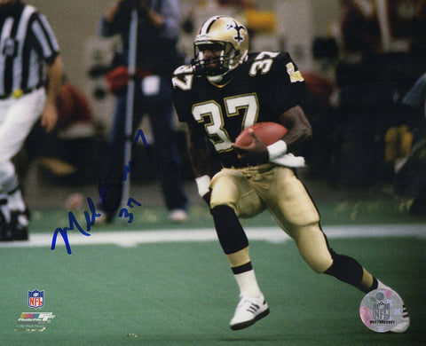 Mel Gray Signed New Orleans Saints Black Jersey Action 8x10 Photo - (SS COA)