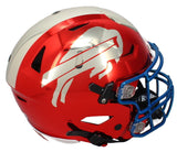JOSH ALLEN Autographed Buffalo Bills Chromed Speed Flex Authentic Helmet BECKETT