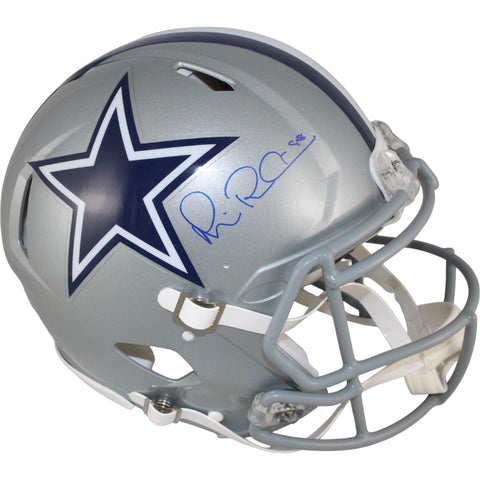 Michael Irvin Autographed Dallas Cowboys Authentic Helmet Beckett Witness 50892