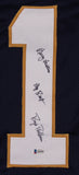 Regis Philbin Signed Notre Dame Jersey Inscribed "Merry Christmas" Beckett COA
