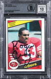 49ers Roger Craig Signed 1984 Topps #353 Rookie Card Auto 10! BAS Slabbed 3