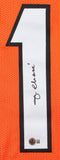 Ja'Marr Chase Cincinnati Signed Orange Pro-Cut Football Jersey BAS