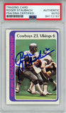 Roger Staubach Signed 1978 Topps #166 NFC Championship Card PSA Slab 43558