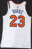 Knicks Trey Burke Auto Game Used Nike Jersey My Dawg JG 4-11-18 Beckett #Y92570
