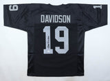 Cotton Davidson Signed Oakland Raiders Jersey (JSA COA) 2xAFL Champion / Q.B.