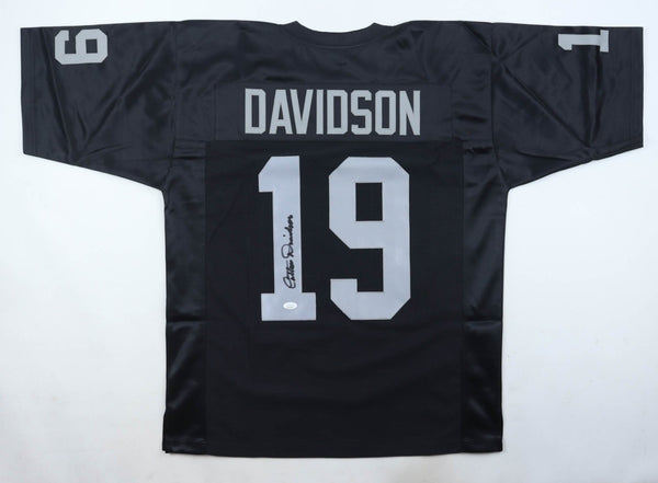 Cotton Davidson Signed Oakland Raiders Jersey (JSA COA) 2xAFL Champion / Q.B.