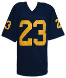 2023 Michigan Team Signed Navy Custom Jersey (McCarthy + 10 Sigs) -(BECKETT COA)