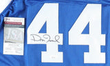 Dan Issel Signed Kentucky Wildcats Blue Jersey (JSA COA) Denver Nugget All Star