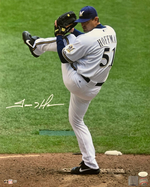 Brewers Hall of Famer TREVER HOFFMAN Signed 16x20 Photo #7 AUTO - JSA