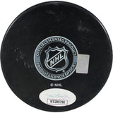Dave Ellett Autographed/Signed Toronto Maple Leafs Logo Puck JSA 53991