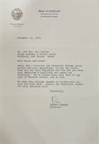President Ronald Reagan Signed Letter BAS AC22609