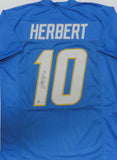Chargers JUSTIN HERBERT Signed Custom Replica Blue Los Angeles Jersey AUTO - BAS