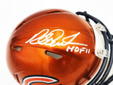 RICHARD DENT AUTOGRAPHED BEARS FLASH ORANGE MINI HELMET HOF 11 BECKETT 230263