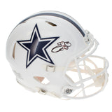 Emmitt Smith Autographed Cowboys White 2022 Alternate Authentic Helmet Beckett