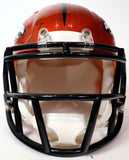 Javonte Williams Autographed Orange Mini Helmet Beckett COA