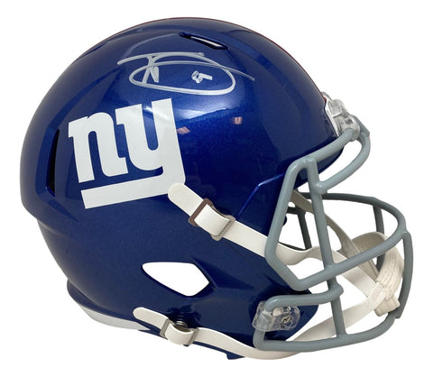 Tommy Devito Signed New York Giants Full Size Speed Replica Helmet BAS ITP