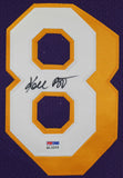 Lakers Kobe Bryant Signed Purple M&N 1996-1997 HWC Authentic Jersey PSA #B13205