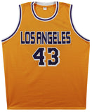 Mychal Thompson "2x NBA Champ" Authentic Signed Yellow Pro Style Jersey BAS Wit