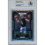 Aidan O'Connell Autographed 2023 Panini #360 Trading Card Beckett 46495