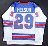 Brock Nelson Signed Team USA Jersey (Beckett) 2026 Gold Medal / Avalanche Center