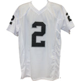 Ashton Jeanty Autographed/Signed Pro Style XL White Jersey Beckett Witness 53209