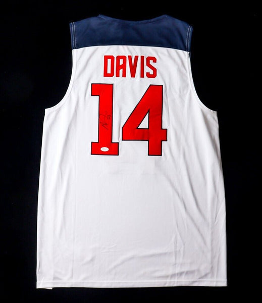 Anthony Davis Signed Team USA Jersey (JSA) 2012 Gold Medalist/ L A Lakers Center