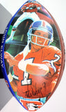 John Elway Signed Sportacular Art Limited Edition Football Beckett COA
