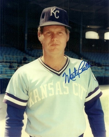 MARTY PATTIN Signed 8x10 Photo #1 - Kansas City Royals Pitcher - AUTO