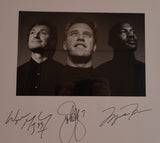 Elway, Gretzky, Jordan Autographed 8x10 Photo Matted/Framed (25"x37") JSA letter