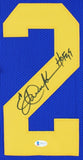 Eric Dickerson Signed Los Angeles Rams Jersey Inscribed "HOF 99" (Beckett) R.B.