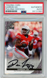 Darron Lee Autographed 2016 Leaf Draft #22 Trading Card PSA Slab 43784
