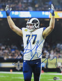 Andrew Whitworth Autographed 11x14 Football Photo Los Angeles Rams Beckett