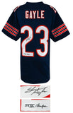 Shaun Gayle Signed Navy Custom Football Jersey w/SB XX Champs - (SCHWARTZ COA)