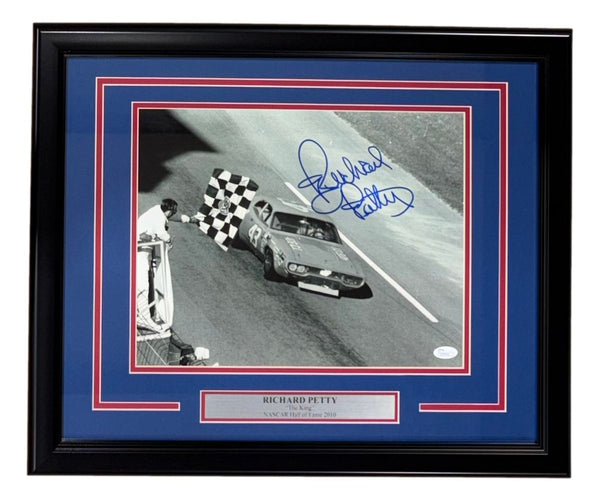 Richard Petty Signed Framed 11x14 Nascar Photo JSA