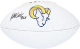 Kyren Williams Los Angeles Rams Autographed Jardin White Panel Football