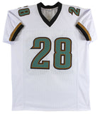 Fred Taylor Authentic Signed White Pro Style Jersey Autographed BAS Witnessed