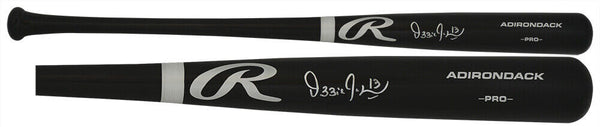 Ozzie Guillen (WHITE SOX) Signed Rawlings Pro Black Baseball Bat -(SCHWARTZ COA)