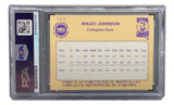 Magic Johnson Signed LA Lakers 1986 Star #2 Trading Card PSA/DNA