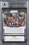 Lakers Shaquille O'Neal Signed 2020 Panini Prizm RI #207 Card Auto 10! BAS Slab