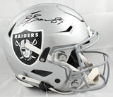 Brock Bowers Autographed Las Vegas Raiders F/S Speedflex Helmet - Beckett W Holo